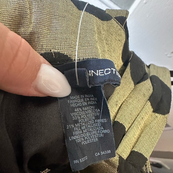 French Connection Black Polka Dot Dress - Picture 7 of 7